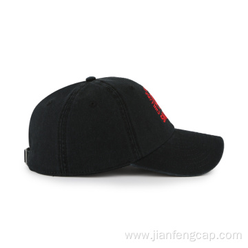 custom embroidery logo washed baseball cap